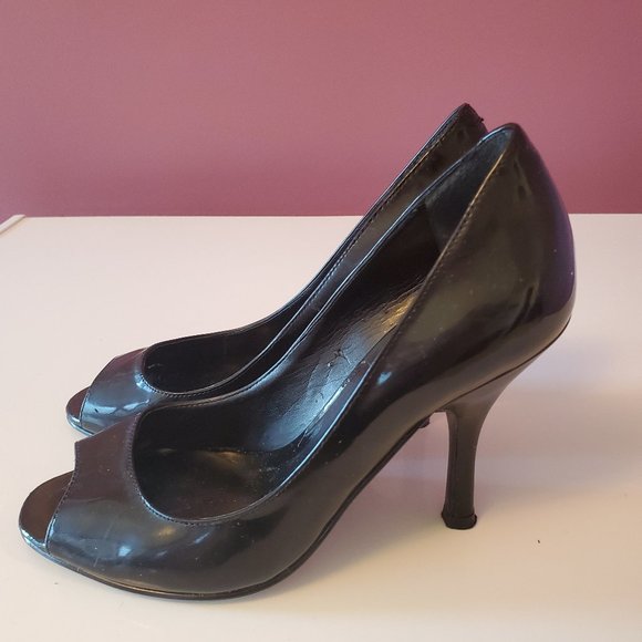 Enzo Angiolini Open Toed Pumps Size 4 - Picture 4 of 7